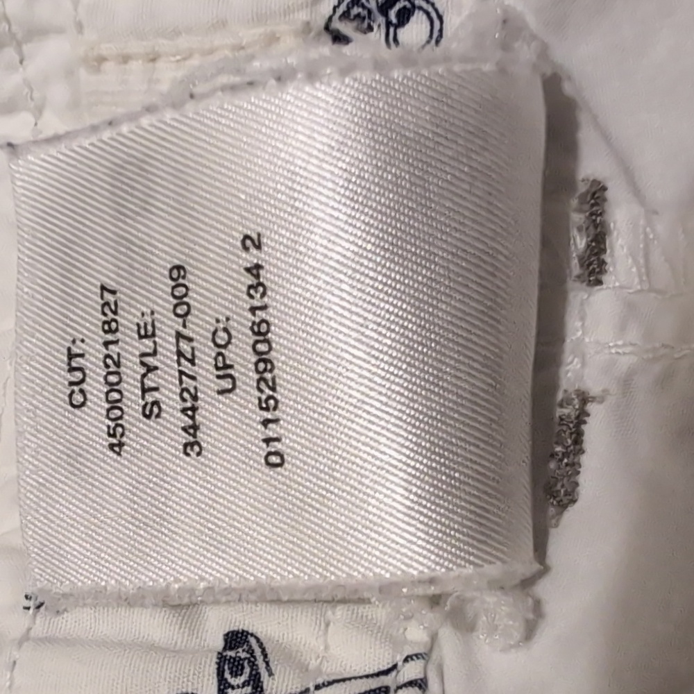 Nautica Beach Women's White Anchor Shorts – Size 6 (100% Cotton) - Picture 4 of 6